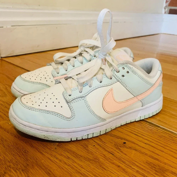 Women's Nike Dunk Low 'Crimson Tint' Barely Green Sneaker, Size 7 DD1503-104 - Picture 7 of 15